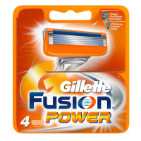 GILLETTE Cменные кассеты для бритья FUSION Power 4 шт