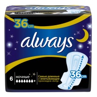 ALWAYS прокладки Night 6 шт