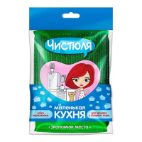 ЧИСТЮЛЯ губка-нержавейка со стальной нитью Маленькая кухня