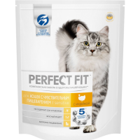 PERFECT FIT Sensitive Сухой корм с индейкой для взрослых кошек с чувствительным пищеварением 2,5кг