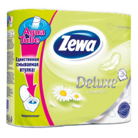 ZEWA туалетная бумага Deluxe ромашка 3 слоя 4 шт