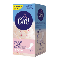 OLA! ежедневные прокладки Light Deo Белый пион 60 шт