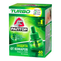 РАПТОР жидкость от комаров Turbo 40 ночей