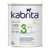 KABRITA молочная смесь Gold 3 с двенадцати месяцев 400 г