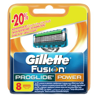 GILLETTE Cменные кассеты для бритья Fusion ProGlide Power 8 шт