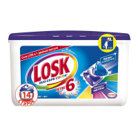LOSK капсулы для стирки Duo-Caps Color 6 14 шт