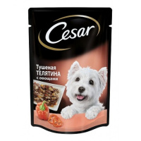 CESAR влажный корм для собак Тушеная телятина с овощами 100 г