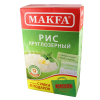 МАКФА рис Круглозерный 600г