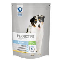 PERFECT FIT сухой корм Junior для щенков средних и крупных пород собак с курицей 800 г