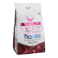 MONGE корм для домашних кошек Cat Indoor 400 г