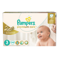 PAMPERS подгузники Premium Care 3 (5 - 9 кг) 120 шт