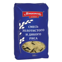 НАЦИОНАЛЬ Premium рис смесь Золотистого и дикого 500 г
