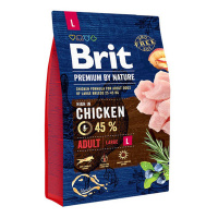BRIT Premium Сухой корм для собак  Chicken Adult Large L 3кг