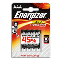 ENERGIZER батарейки MAX AAA 4 шт