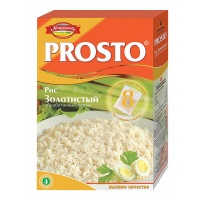 PROSTO рис Золотистый обработанный паром 500 г