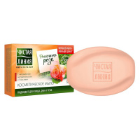 ЧИСТАЯ ЛИНИЯ мыло Косметическое роза 90 г