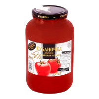 КУБАНОЧКА томатная паста в стеклянной банке 1,8 кг