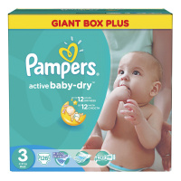 PAMPERS подгузники Active Baby 3 (5 - 9 кг) 126 шт