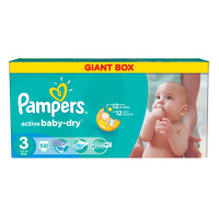 PAMPERS подгузники Active Baby 3 (4 - 9 кг) 108 шт