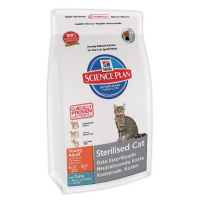 HILLS Science Plan сухой корм Sterilised Cat с тунцом 3,5 кг