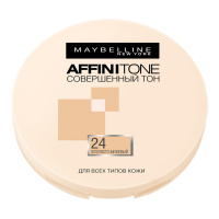 MAYBELLINE выравнивающая компактная пудра Affinitone Совершенный тон 24 Золотисто-бежевый