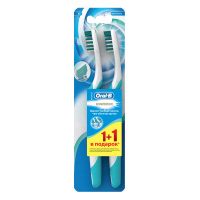 ORAL-B Зубная щетка Комплекс Глубокая Чистка средняя 1+1 шт