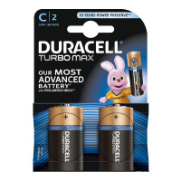 DURACELL батарейки Turbo Max C 2 шт