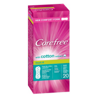 CAREFREE ежедневные прокладки Cotton Extract Fresh 20 шт