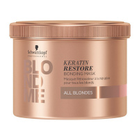 BLONDME маска для волос Keratin Restore бондинг-маска кератиновое восстановление для волос блонд 500 мл