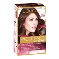 LOREAL крем-краска для волос Excellence 4.02 Пленительный каштан