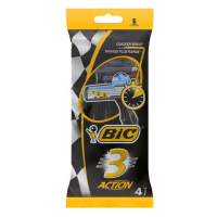 BIC станки для бритья одноразовые BIC 3 Action 4 шт