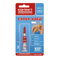 КОНТАКТ супер-клей Гель 12x3 г