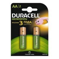 DURACELL аккумуляторы AA 1300 mAh 2 шт