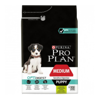 PRO PLAN сухой корм Medium Puppy Sensitive Digestion для собак средних пород 3 кг