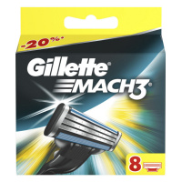 GILLETTE Cменные кассеты для бритья MACH3 8 шт