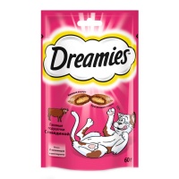 DREAMIES лакомство для кошек с говядиной 60 г