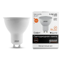 GAUSS лампа светодиодная Elementary MR16 GU10 5.5W 2700К