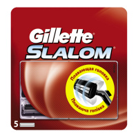 GILLETTE Cменные кассеты для бритья Slalom 5 шт