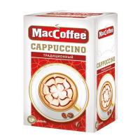 MACCOFFEE кофе пакетированный Cappuccino традиционный 3в1 10 шт