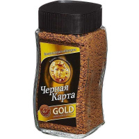 ЧЕРНАЯ КАРТА Кофе растворимый Gold 47,5 г