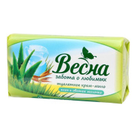 ВЕСНА мыло Алоэ и овсяное молочко 90 г