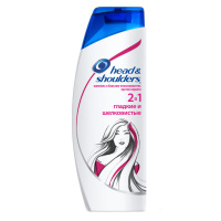 HEAD & SHOULDERS Шампунь 2 в 1 Гладкие и шелковистые 400 мл