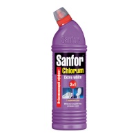 SANFOR чистящее средство для ванн и туалетов 2 в 1 Chlorum 750 мл