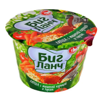 БИГ ЛАНЧ лапша со вкусом тушеной курицы и лука 90 г