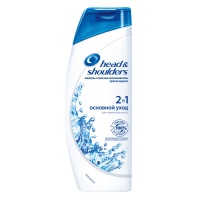 HEAD & SHOULDERS Шампунь 2 в 1 Основной уход 600 мл