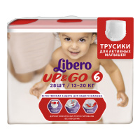 LIBERO подгузники-трусики Up & Go 6 (13 - 20 кг) 28 шт