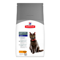 HILLS Science Plan сухой корм Sterilised Cat 7+ для стерилизованных кошек старше 7 лет 1,5 кг