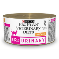 PRO PLAN VET DIETS влажный корм для кошек Urinary с индейкой 195 г