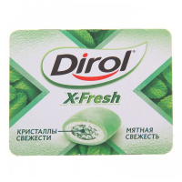 DIROL жевательная резинка X-Fresh Мятная Свежесть 12x16 г