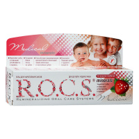 R.O.C.S. гель для укрепления зубов Medical Minerals для детей школьного возраста Клубника 45 г